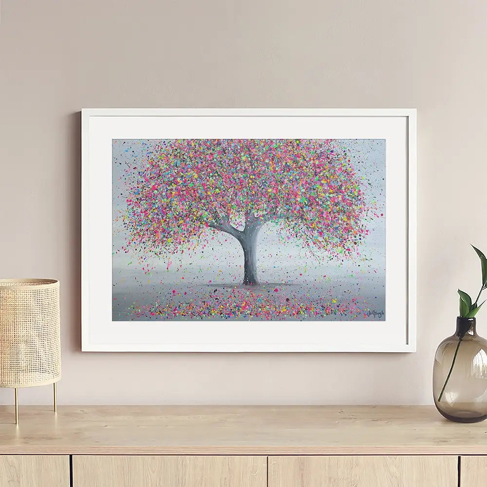 Warm Love Framed Art Print Warm Love Framed Art Print wall art product Jo Gough