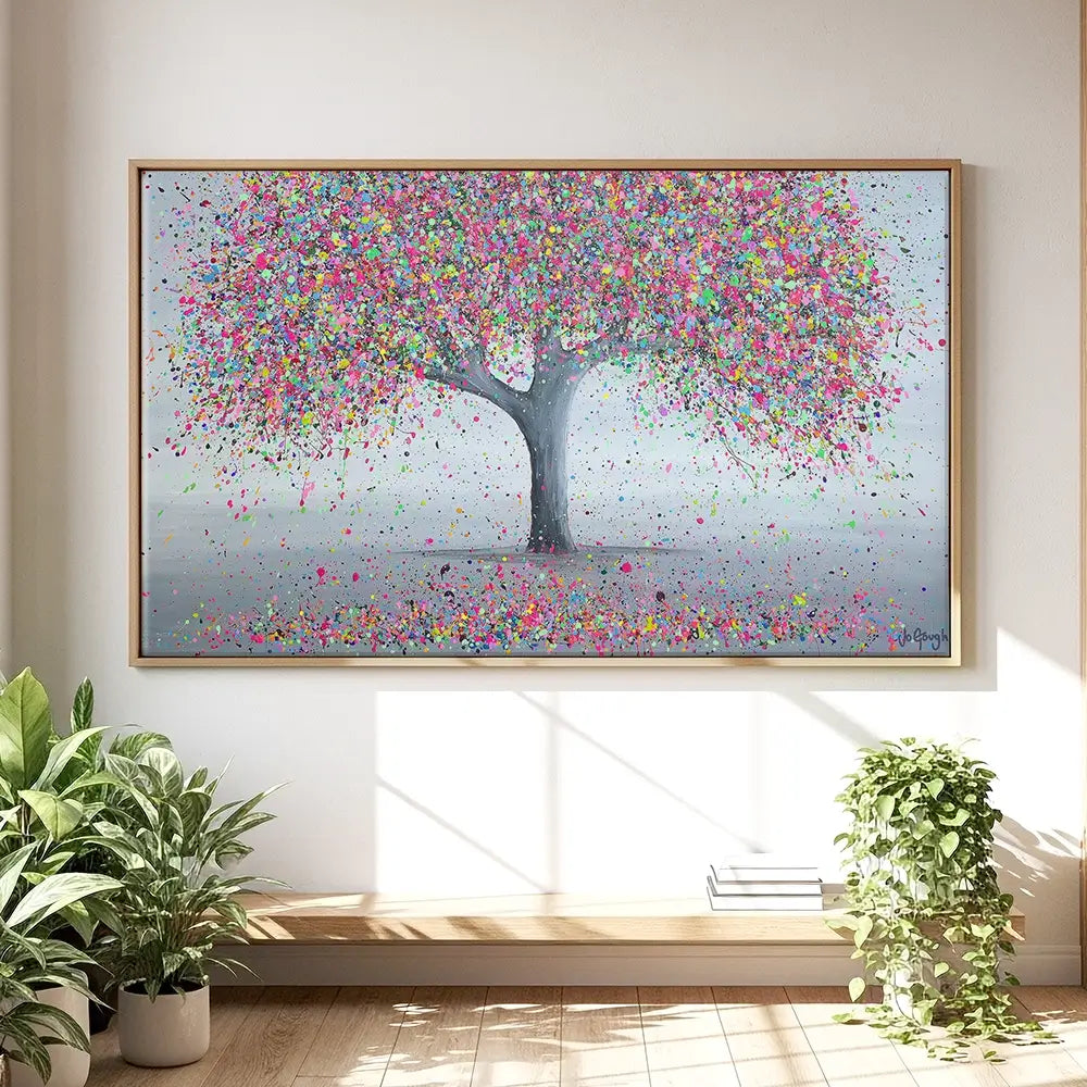 Warm Love Oversized Canvas Print Warm Love Oversized Canvas Print wall art product Jo Gough