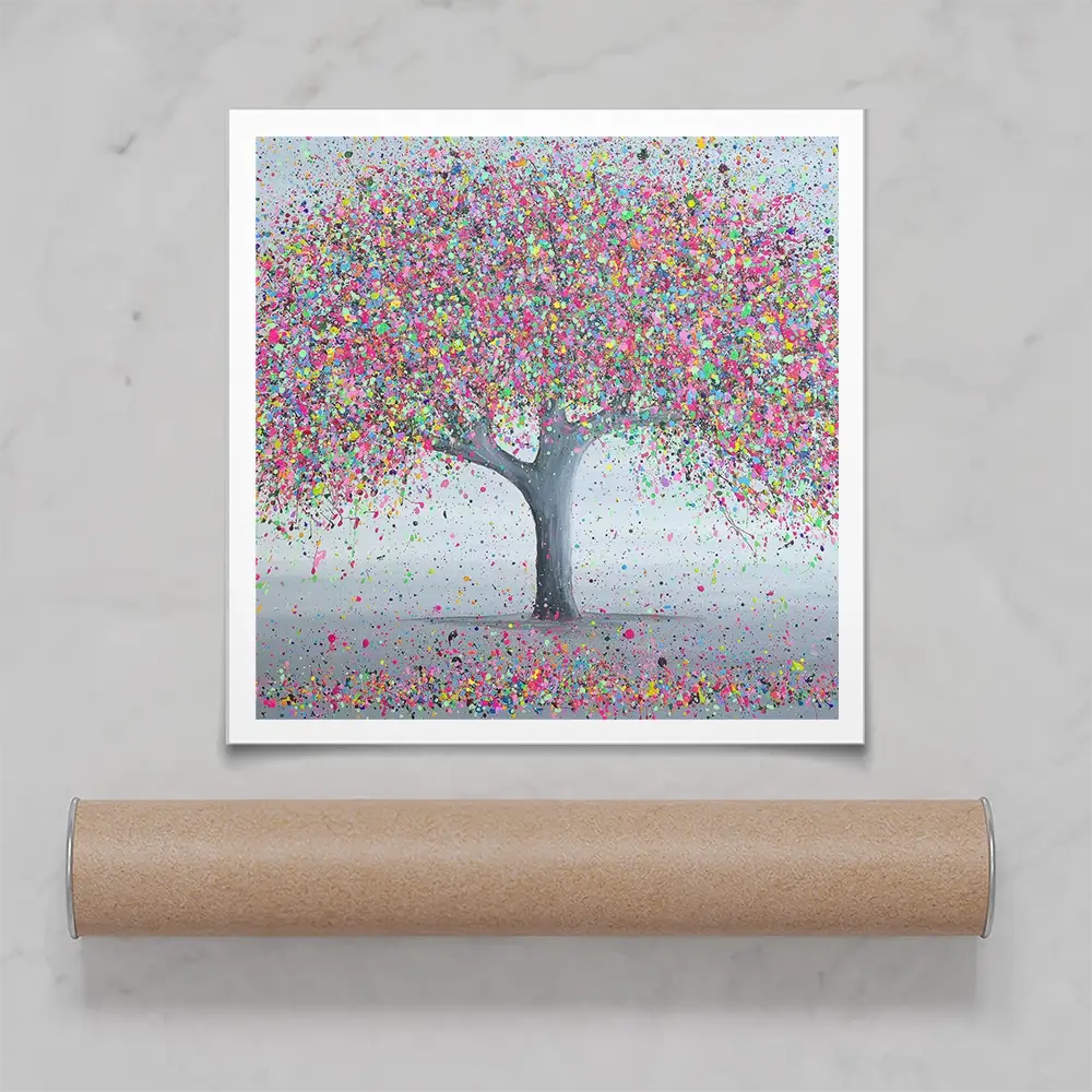 Warm Love Square Art Print Warm Love Square Art Print wall art product Art Print Shop