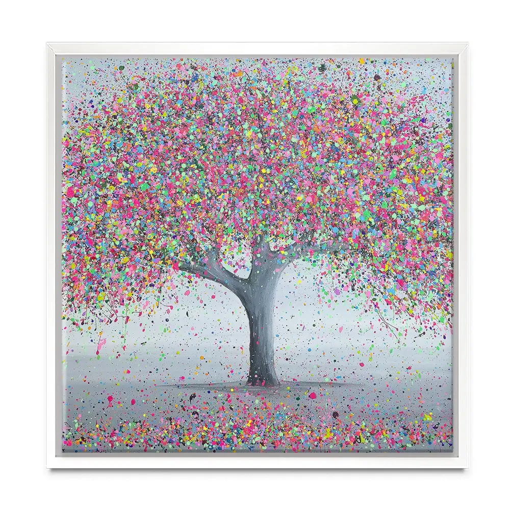 Warm Love Square Canvas Print Warm Love Square Canvas Print wall art product Art Print Shop