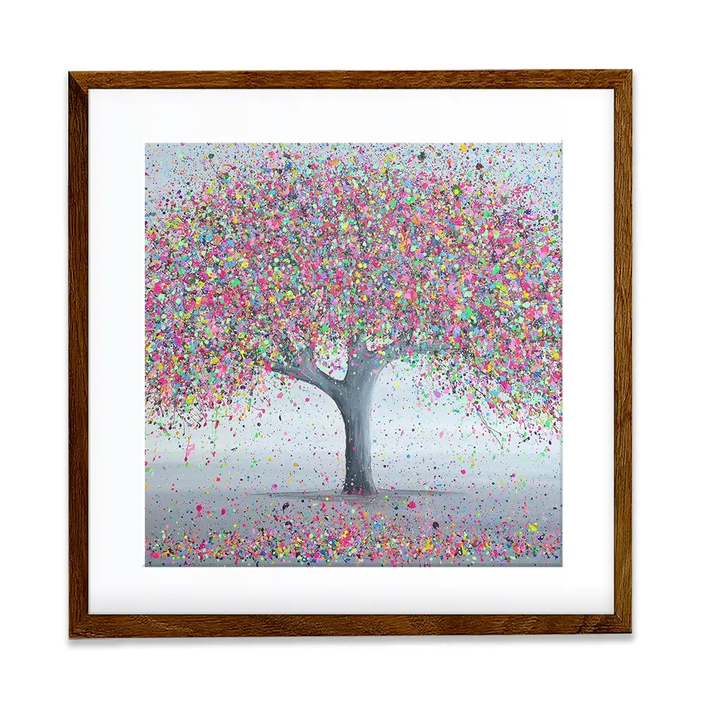 Warm Love Square Framed Art Print Warm Love Square Framed Art Print wall art product Art Print Shop