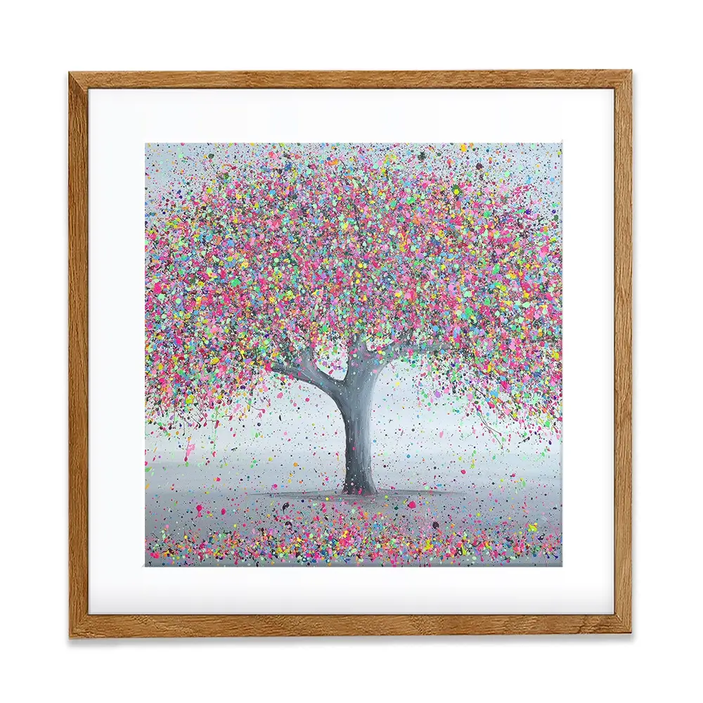 Warm Love Square Framed Art Print Warm Love Square Framed Art Print wall art product Art Print Shop