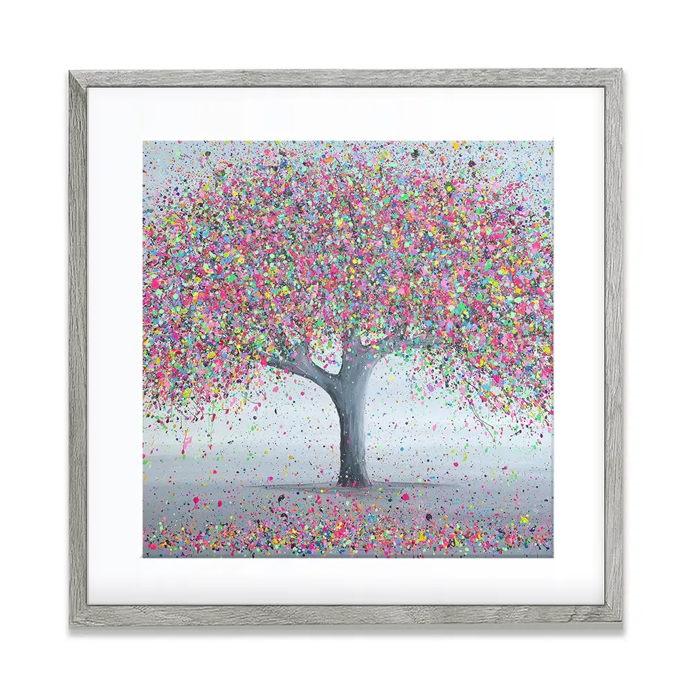 Warm Love Square Framed Art Print Warm Love Square Framed Art Print wall art product Art Print Shop