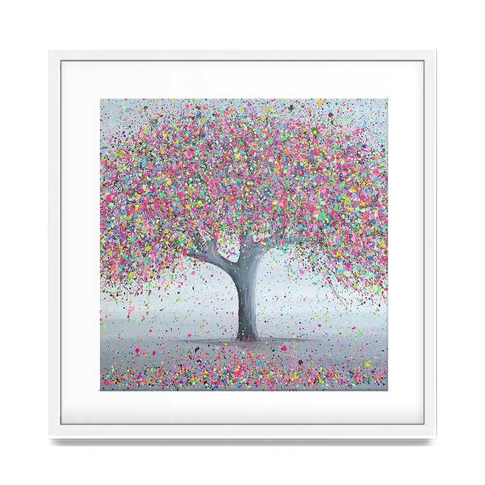 Warm Love Square Framed Art Print Warm Love Square Framed Art Print wall art product Art Print Shop