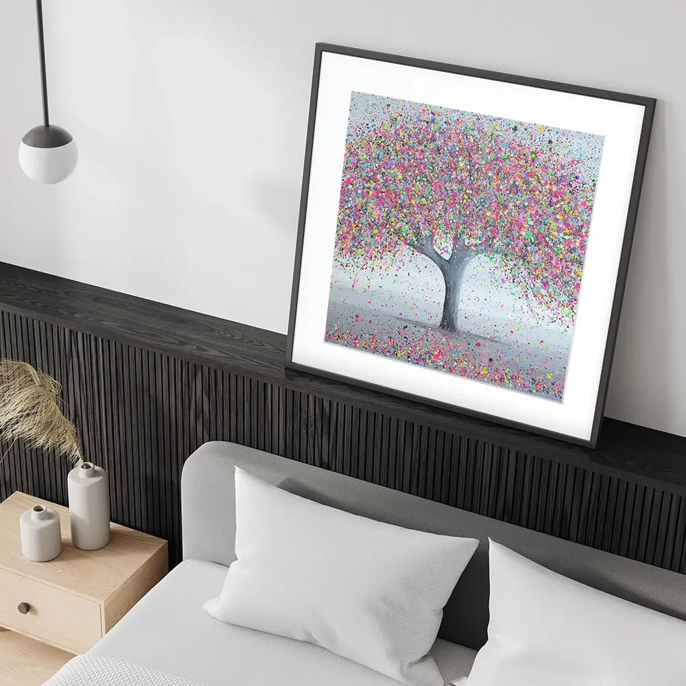 Warm Love Square Framed Art Print Warm Love Square Framed Art Print wall art product Art Print Shop