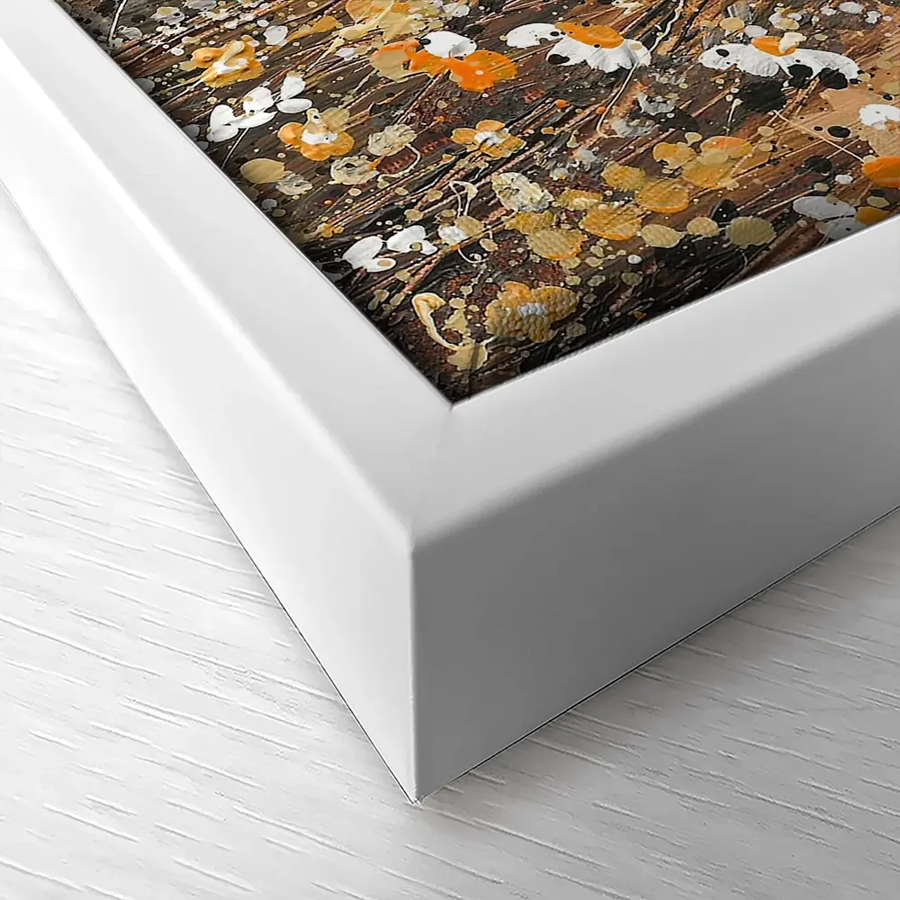 Warm Wildflowers Canvas Print Warm Wildflowers Canvas Print wall art product Emma LC Art