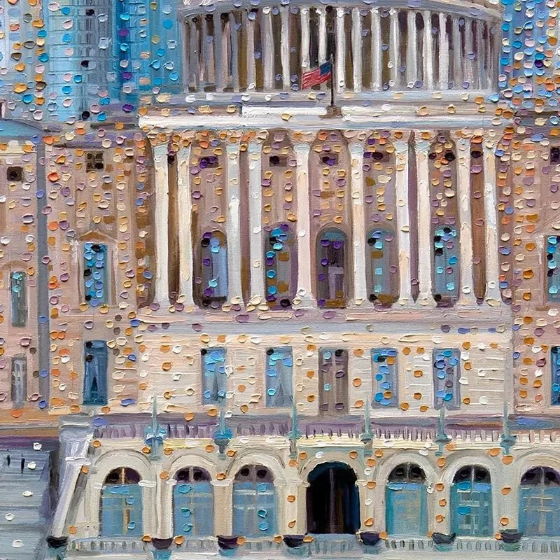 Washington DC Art Print Washington DC Art Print wall art product Ekaterina Ermilkina