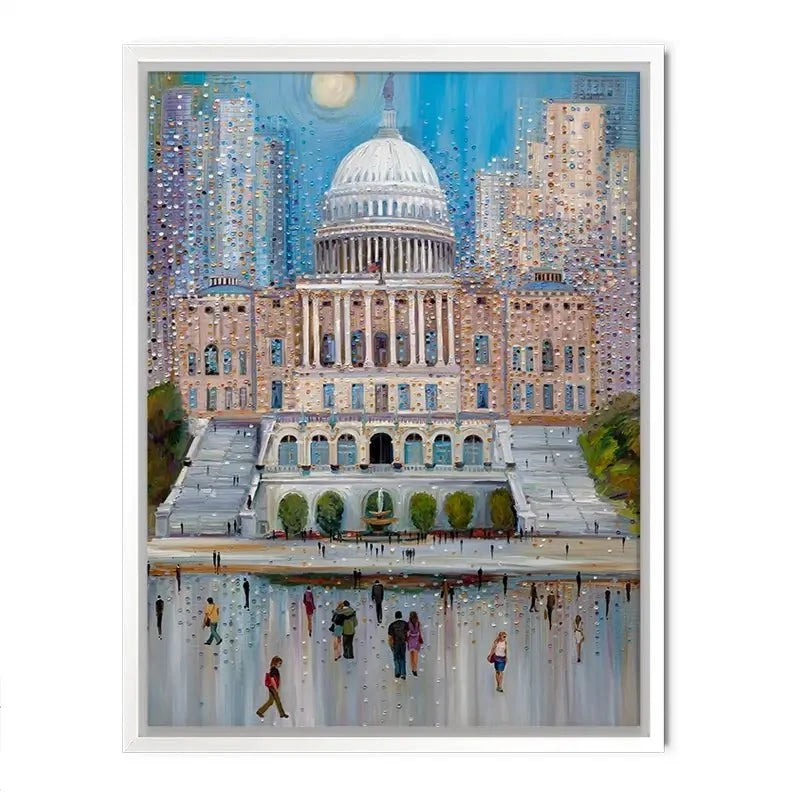 Washington DC Canvas Print Washington DC Canvas Print wall art product Ekaterina Ermilkina