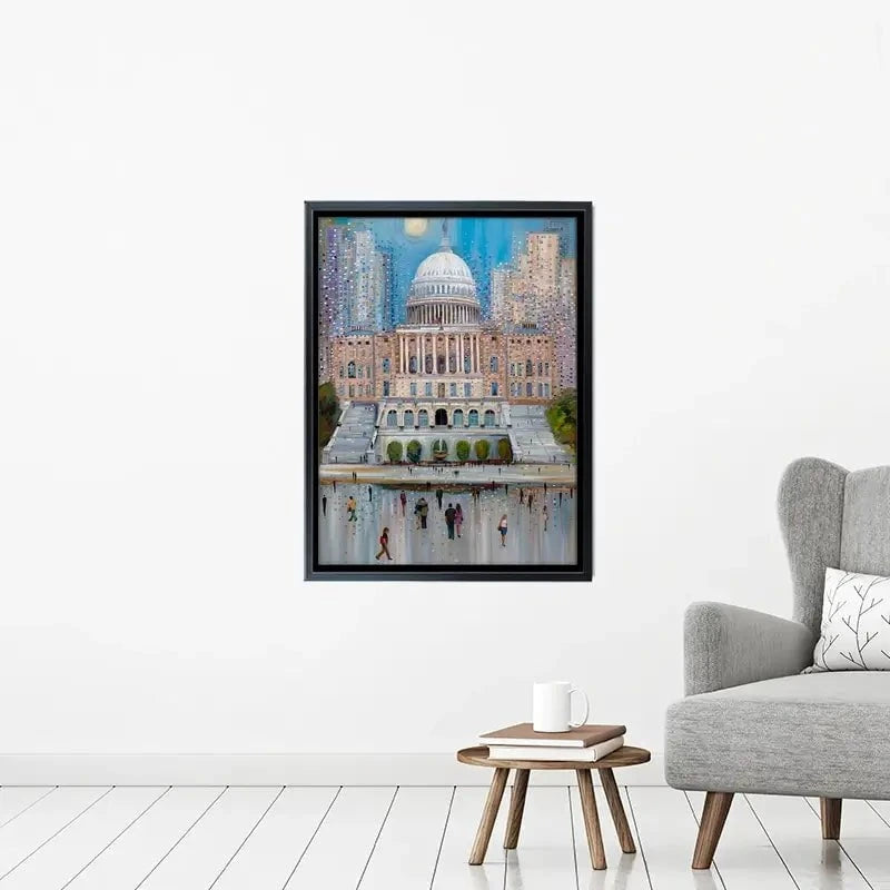 Washington DC Canvas Print Washington DC Canvas Print wall art product Ekaterina Ermilkina