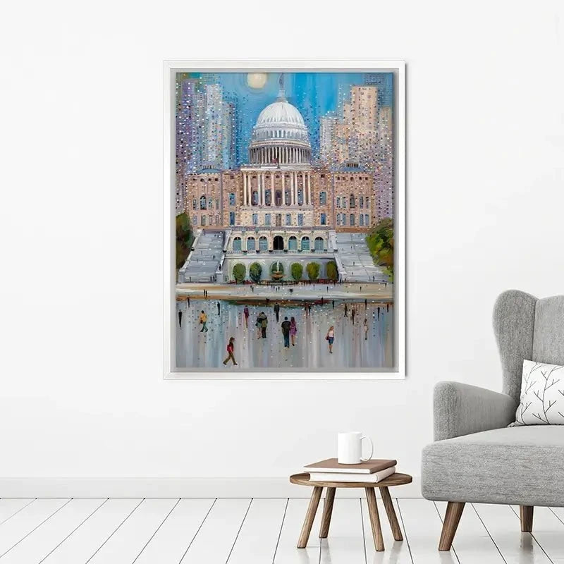 Washington DC Canvas Print Washington DC Canvas Print wall art product Ekaterina Ermilkina