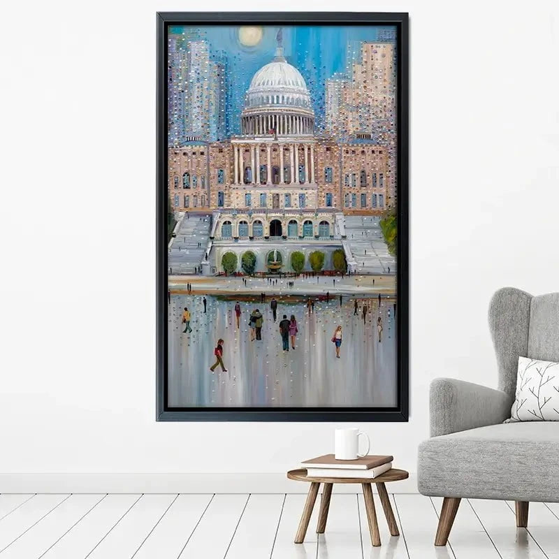 Washington DC Canvas Print Washington DC Canvas Print wall art product Ekaterina Ermilkina