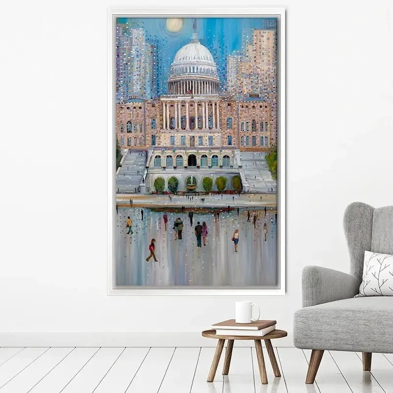 Washington DC Canvas Print Washington DC Canvas Print wall art product Ekaterina Ermilkina