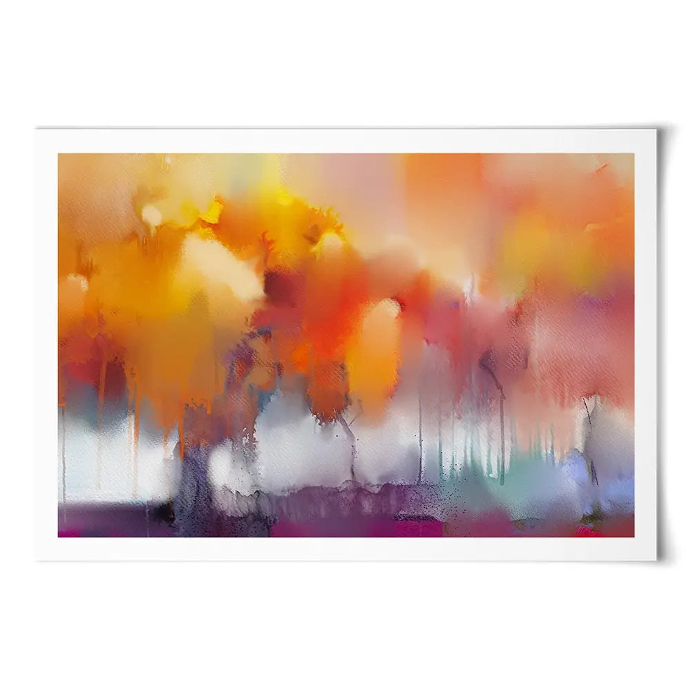 Watercolour Bleed Art Print Watercolour Bleed Art Print wall art product Art Print Shop