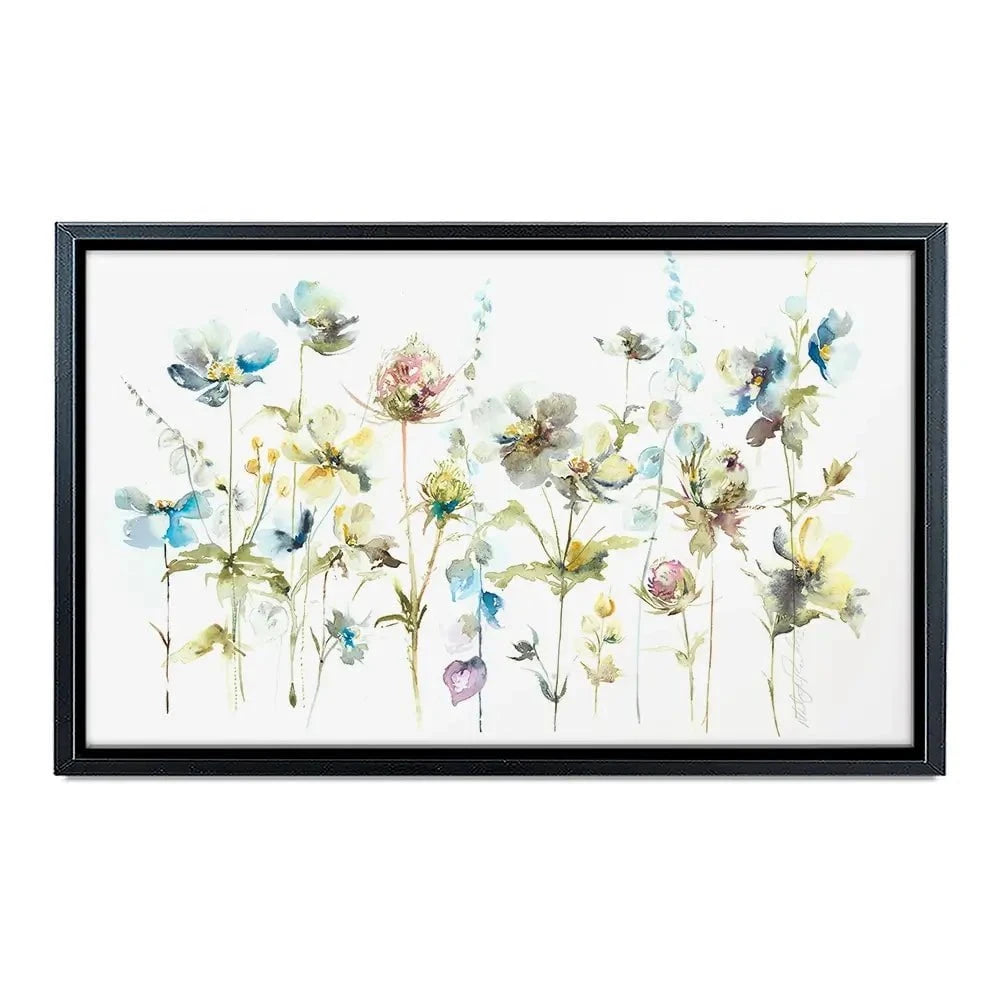 Watercolour Flower Stems Canvas Print Watercolour Flower Stems Canvas Print wall art product Nicola Jane Rowles