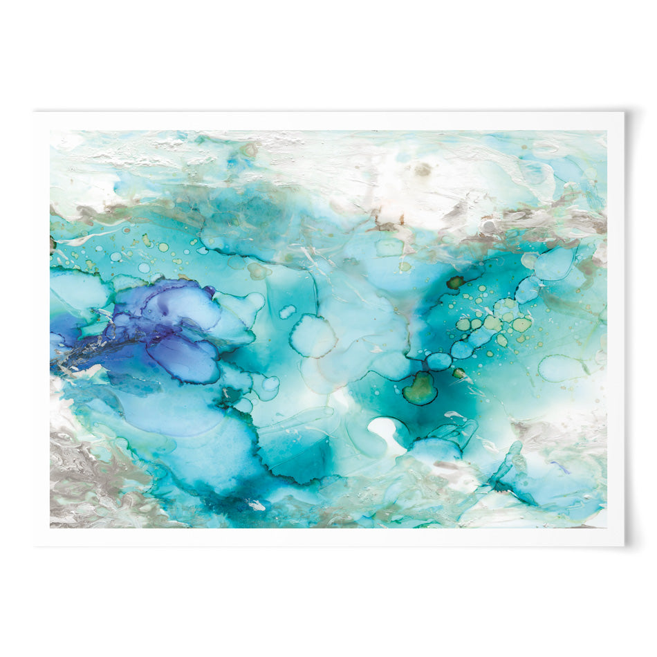 Watercolour In Blue Art Print Watercolour In Blue Art Print wall art product Carol Robinson
