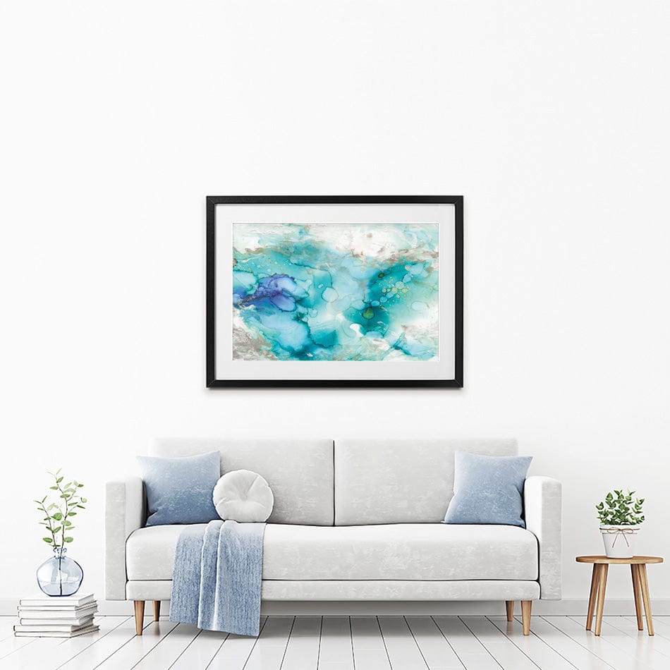 Watercolour In Blue Framed Art Print Watercolour In Blue Framed Art Print wall art product Carol Robinson