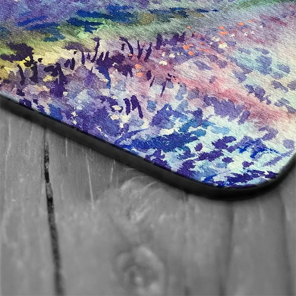 Watercolour Lavender Field Coaster Set Watercolour Lavender Field Coaster Set wall art product EL_Art / Shutterstock