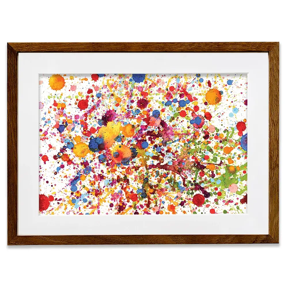 Watercolour Paint Splash Framed Art Print Watercolour Paint Splash Framed Art Print wall art product prapass / Shutterstock