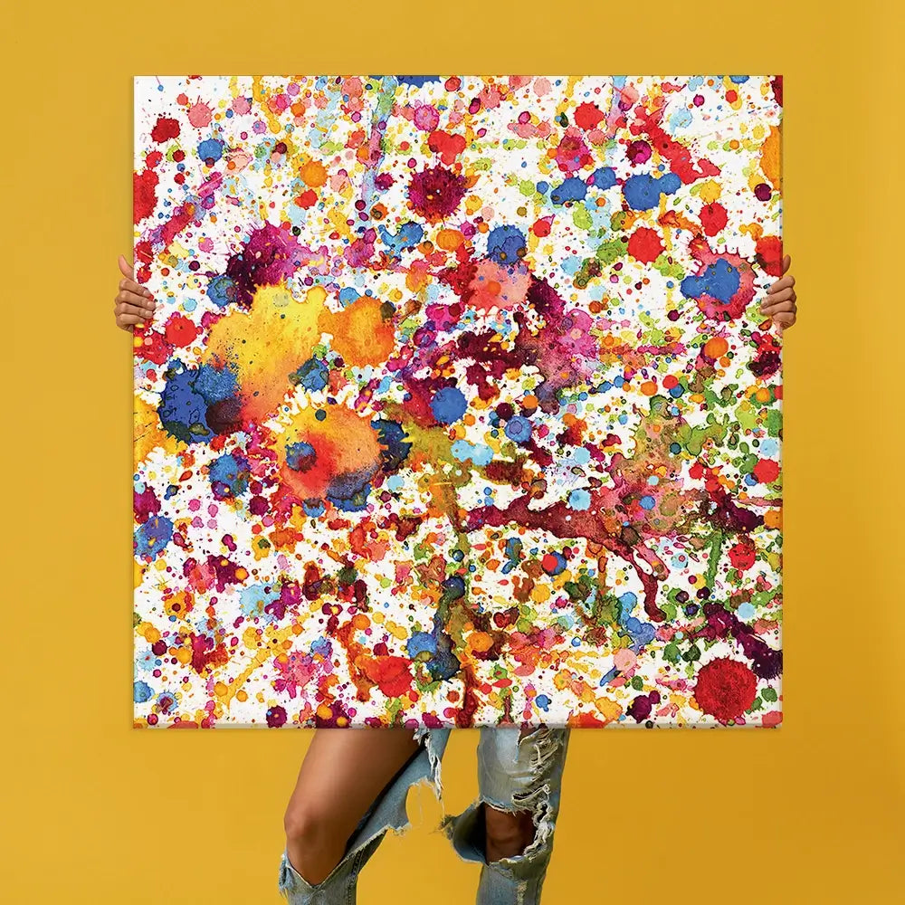 Watercolour Paint Splash Oversized Canvas Print Watercolour Paint Splash Oversized Canvas Print wall art product Art Print Shop
