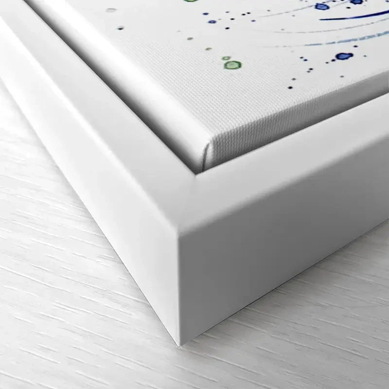 Watercolour Peacock Feather Canvas Print Watercolour Peacock Feather Canvas Print wall art product Barbarris / Shutterstock