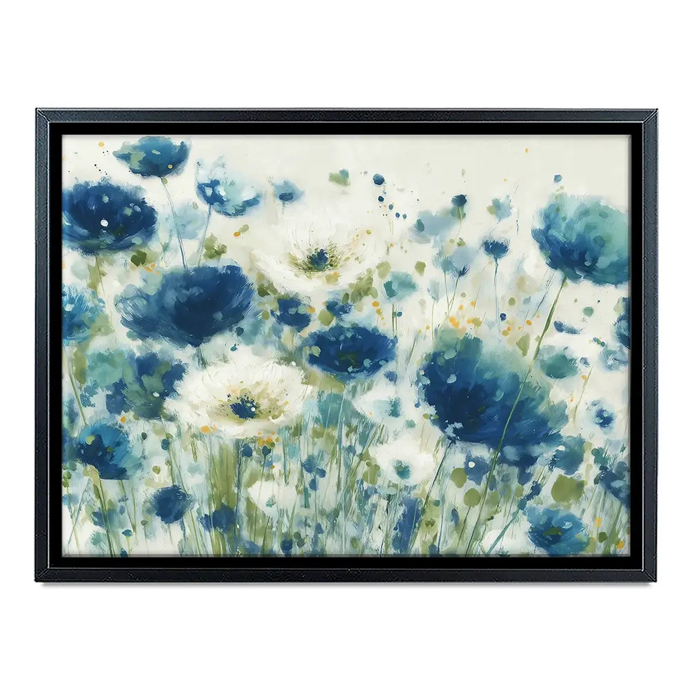 Watercolour Poppies On Ivory Canvas Print Watercolour Poppies On Ivory Canvas Print wall art product Chromatic Storm Studio