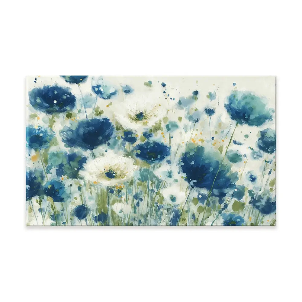 Watercolour Poppies On Ivory Canvas Print Watercolour Poppies On Ivory Canvas Print wall art product Chromatic Storm Studio