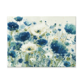 Watercolour Poppies On Ivory Canvas Print Watercolour Poppies On Ivory Canvas Print wall art product Chromatic Storm Studio