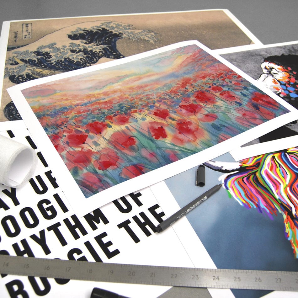 Watercolour Poppy Field Art Print wall art product Egle Lipeikaite / Shutterstock