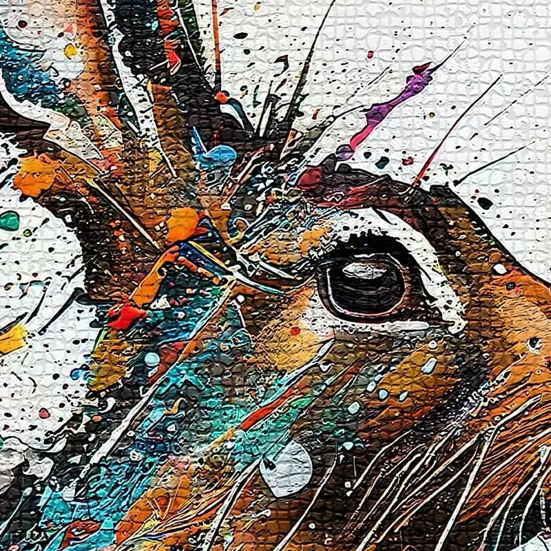 Watercolour Rabbit Framed Art Print Watercolour Rabbit Framed Art Print wall art product Lena Owens - Independent