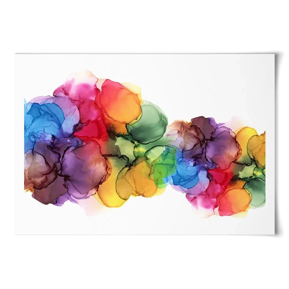 Watercolour Rainbow Curve Art Print Watercolour Rainbow Curve Art Print wall art product Rudchenko Liliia / Shutterstock