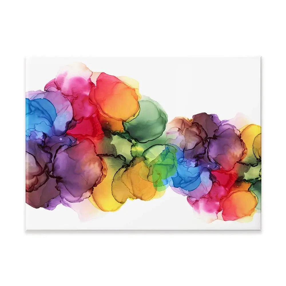Watercolour Rainbow Curve Canvas Print Watercolour Rainbow Curve Canvas Print wall art product Rudchenko Liliia / Shutterstock