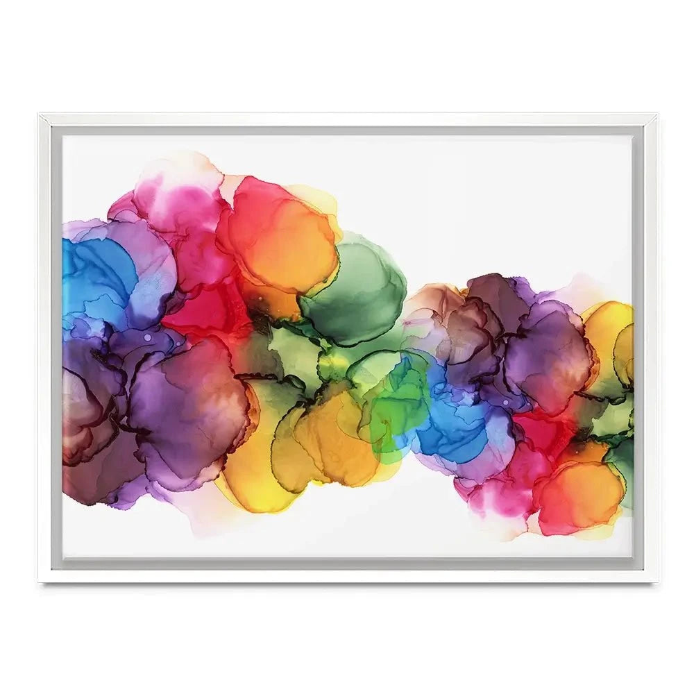 Watercolour Rainbow Curve Canvas Print Watercolour Rainbow Curve Canvas Print wall art product Rudchenko Liliia / Shutterstock