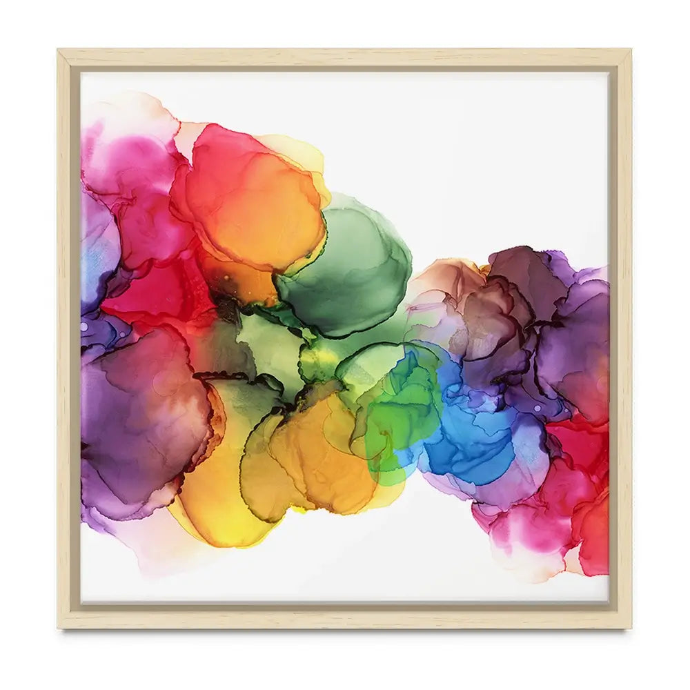 Watercolour Rainbow Curve Oversized Canvas Print Watercolour Rainbow Curve Oversized Canvas Print wall art product Art Print Shop