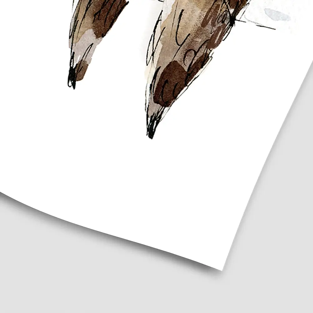Watercolour Sloth Illustration Square Art Print Watercolour Sloth Illustration Square Art Print wall art product Natallia Bushuyeva / Shutterstock