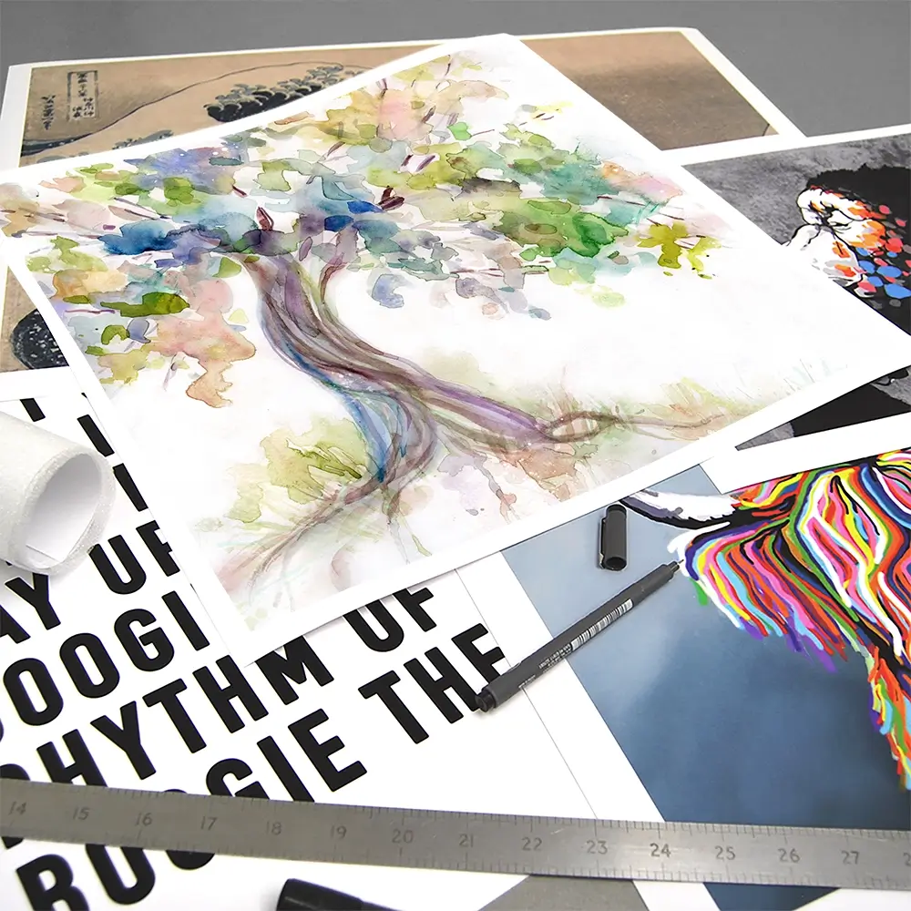 Watercolour Tree Of Life Square Art Print Watercolour Tree Of Life Square Art Print wall art product Carol Robinson