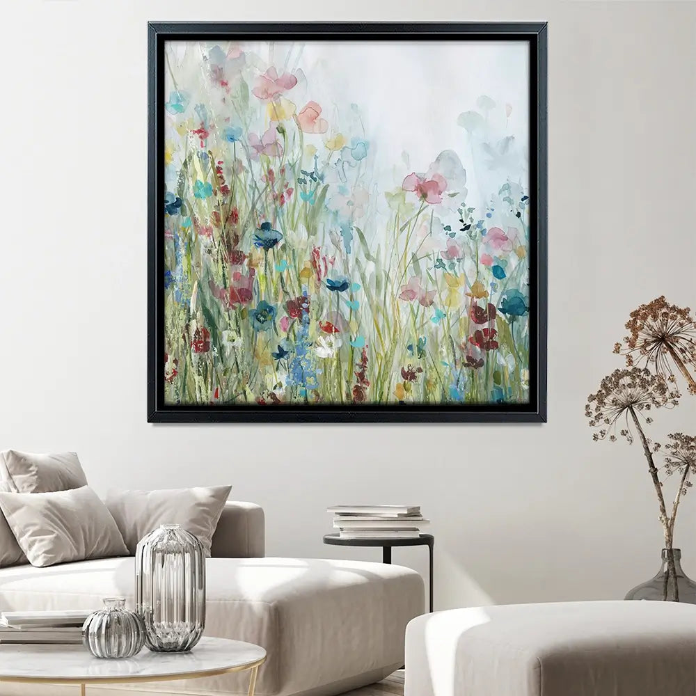 Watercolour Wildflower Meadow Canvas Print Watercolour Wildflower Meadow Canvas Print wall art product Carol Robinson