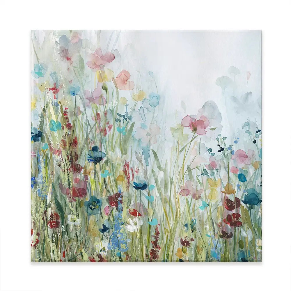 Watercolour Wildflower Meadow Canvas Print Watercolour Wildflower Meadow Canvas Print wall art product Carol Robinson