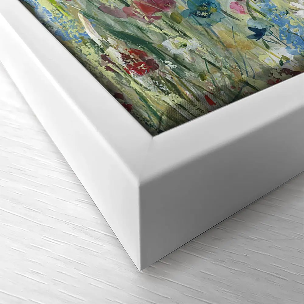Watercolour Wildflower Meadow Oversized Canvas Print Watercolour Wildflower Meadow Oversized Canvas Print wall art product Art Print Shop