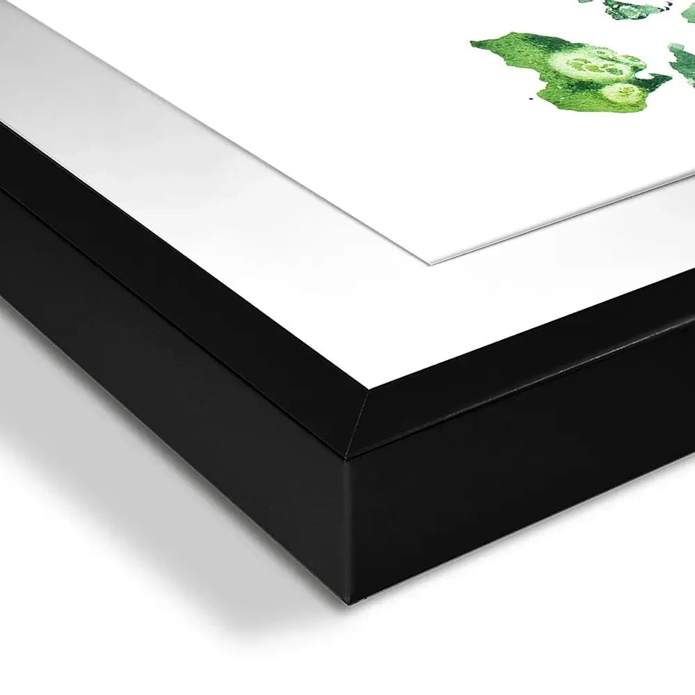 Watercolour World Map Framed Art Print Watercolour World Map Framed Art Print wall art product Undrey / Shutterstock