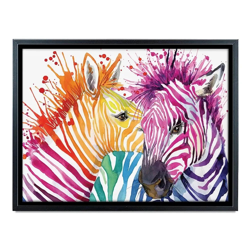 Watercolour Zebra Canvas Print Watercolour Zebra Canvas Print wall art product Faenkova Elena / Shutterstock