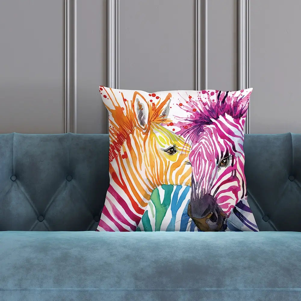 Watercolour Zebra Cushion Watercolour Zebra Cushion wall art product Faenkova Elena / Shutterstock