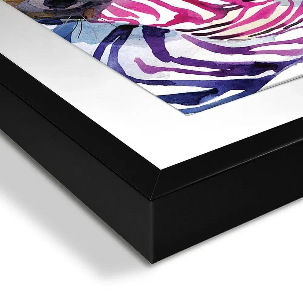 Watercolour Zebra Framed Art Print Watercolour Zebra Framed Art Print wall art product Faenkova Elena / Shutterstock