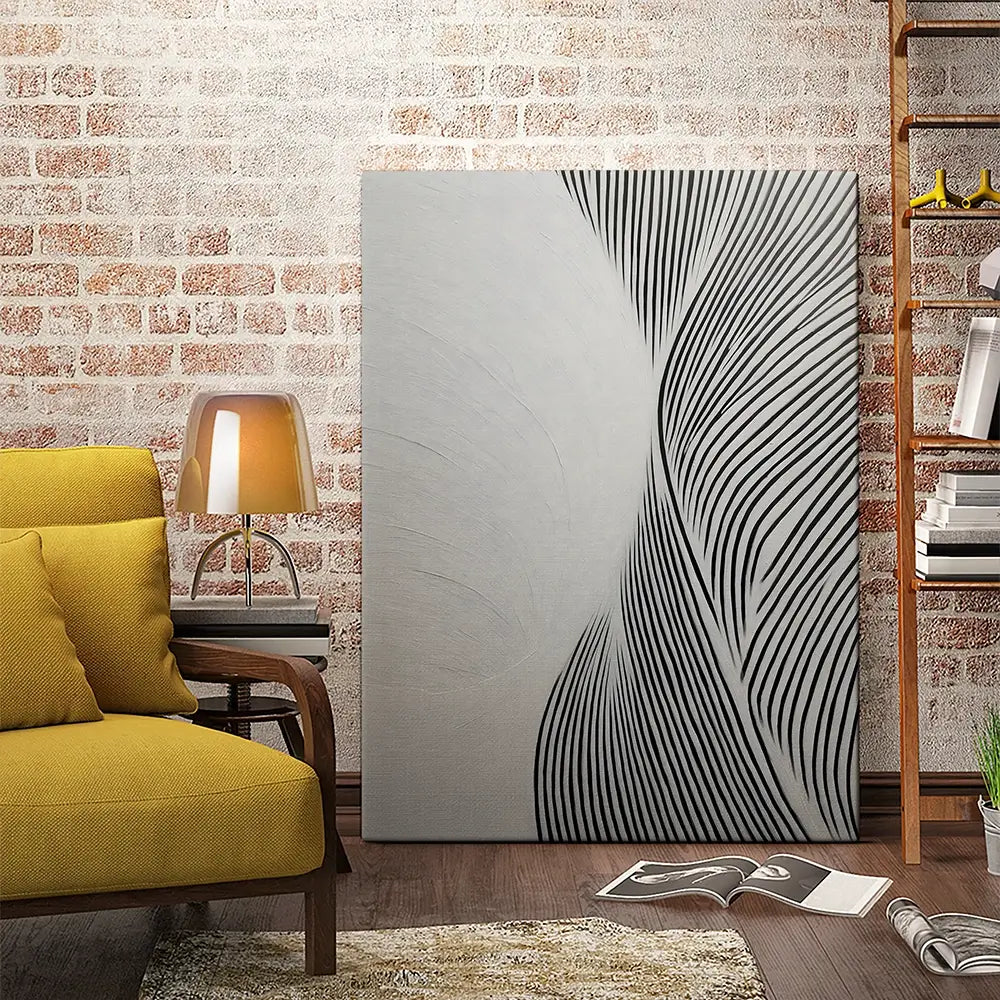 Waves Canvas Print Waves Canvas Print wall art product LSR Design Studio - Independent