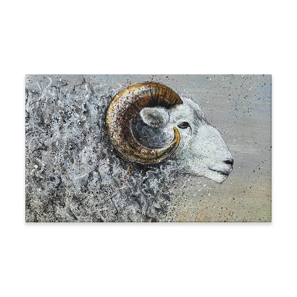 Welsh Mountain Sheep Canvas Print Welsh Mountain Sheep Canvas Print wall art product Jane Brookshaw