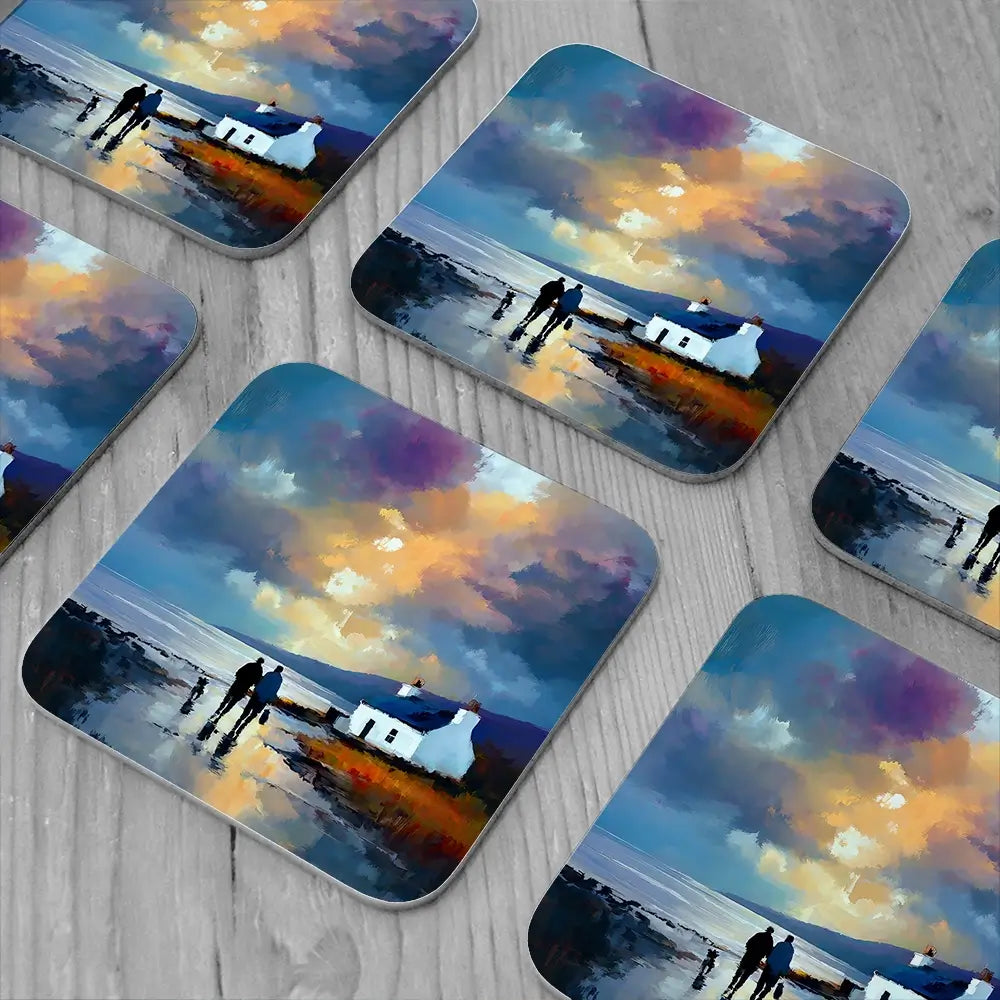 Westering Home Coaster Set Westering Home Coaster Set wall art product David Alexander Elder
