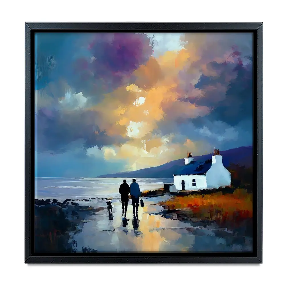 Westering Home Square Canvas Print Westering Home Square Canvas Print wall art product David Alexander Elder