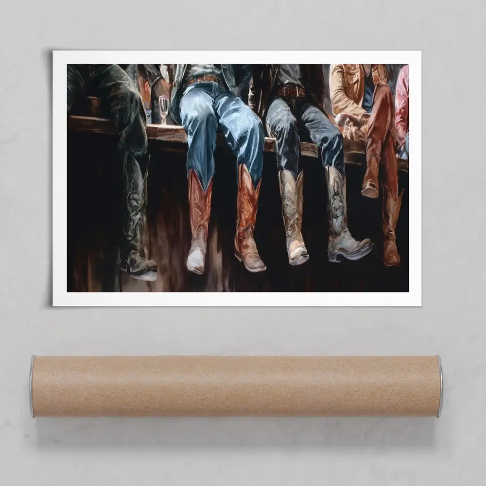 Western Style Art Print Western Style Art Print wall art product Petals Prints Design - Independent