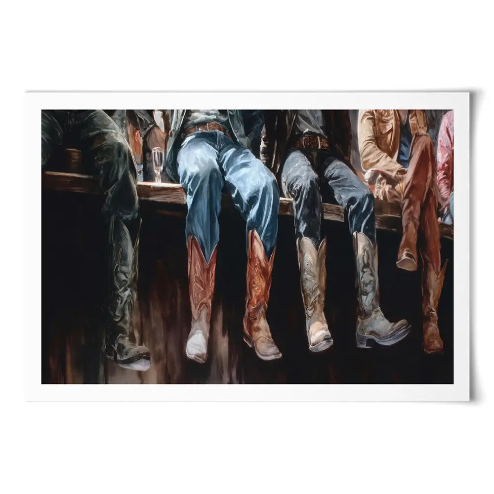 Western Style Art Print Western Style Art Print wall art product Petals Prints Design - Independent