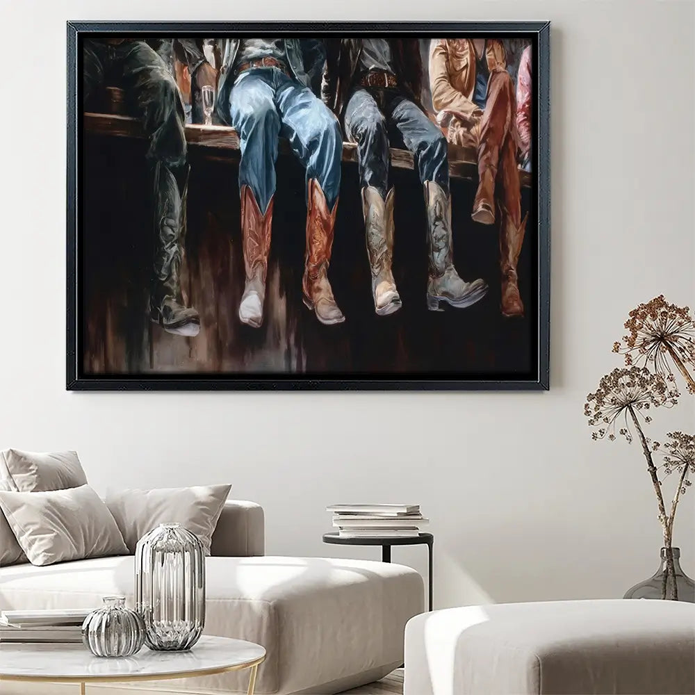 Western Style Canvas Print Western Style Canvas Print wall art product Petals Prints Design - Independent