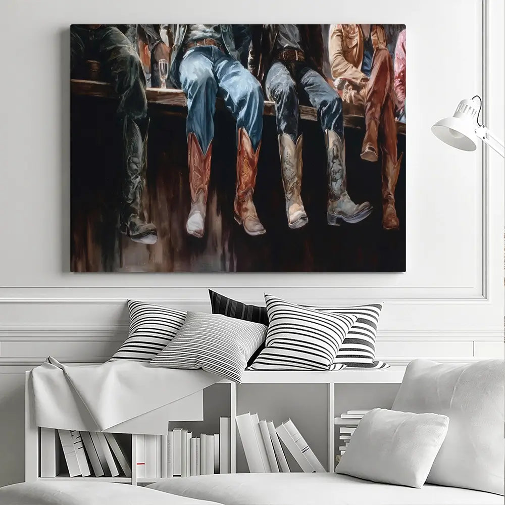 Western Style Canvas Print Western Style Canvas Print wall art product Petals Prints Design - Independent